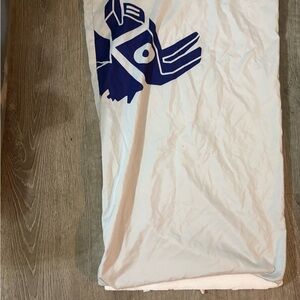 White and Blue Fortnite Queen Pillow Case